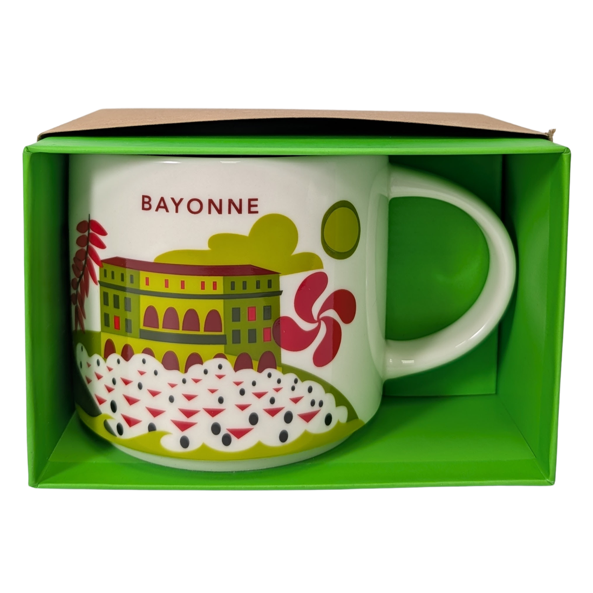 Starbucks You Are Here Series Bayonne Ceramic Mug, 14 Oz