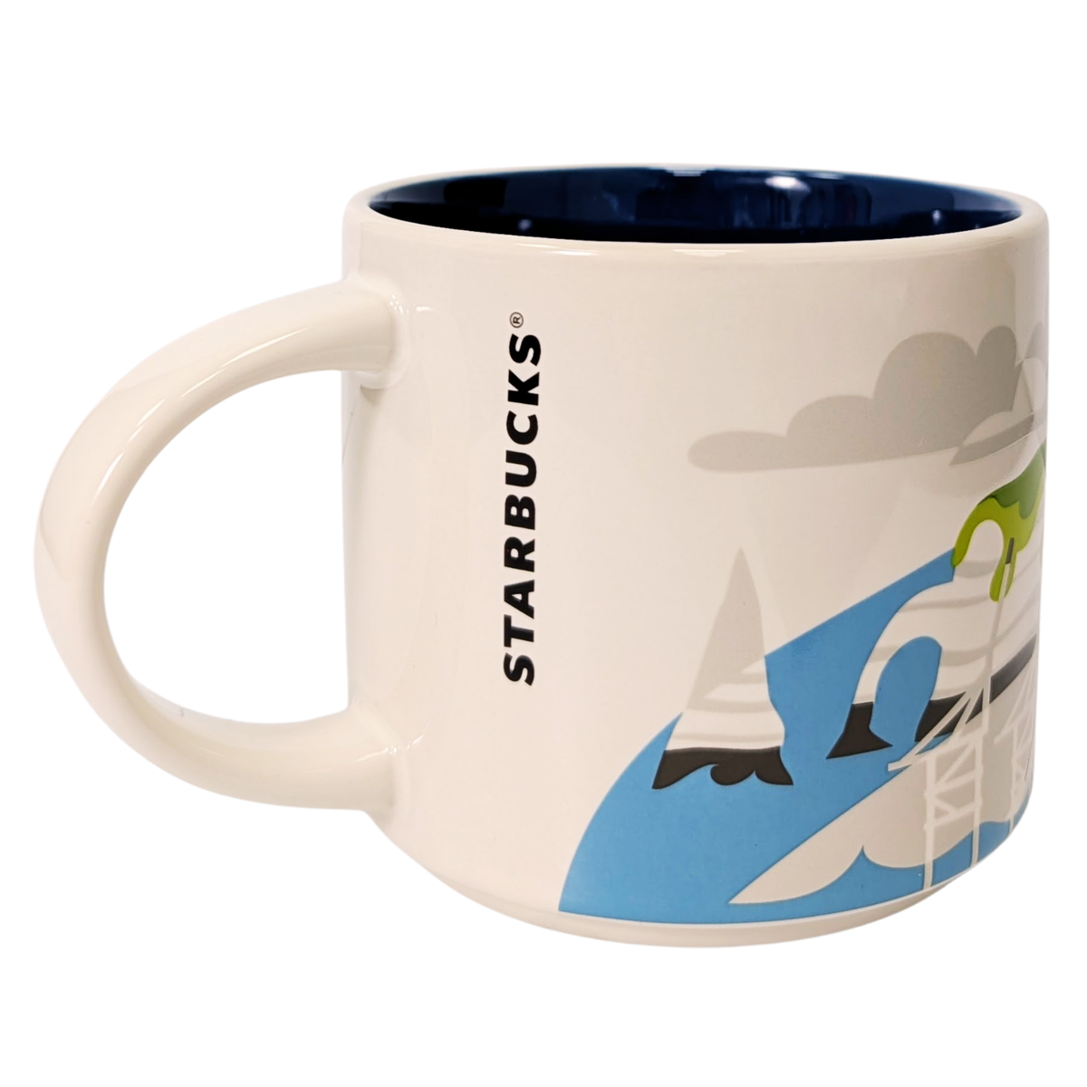 Starbucks You Are Here Series Le Havre Ceramic Mug, 14 Oz