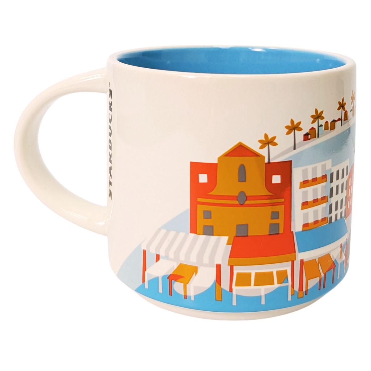 Starbucks You Are Here Series Nice Ceramic Mug, 14 Oz
