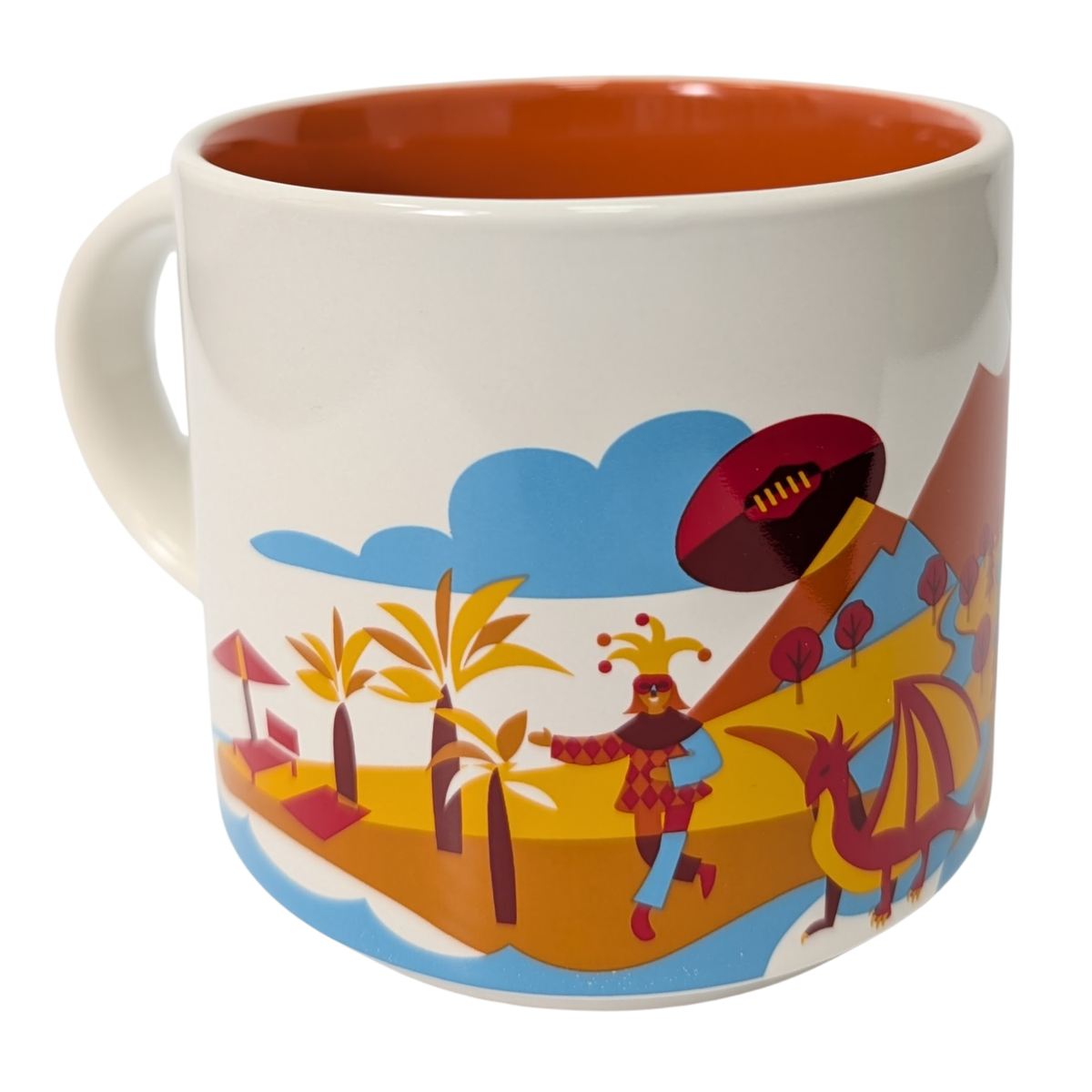 Starbucks You Are Here Series Perpignan Ceramic Mug, 14 Oz