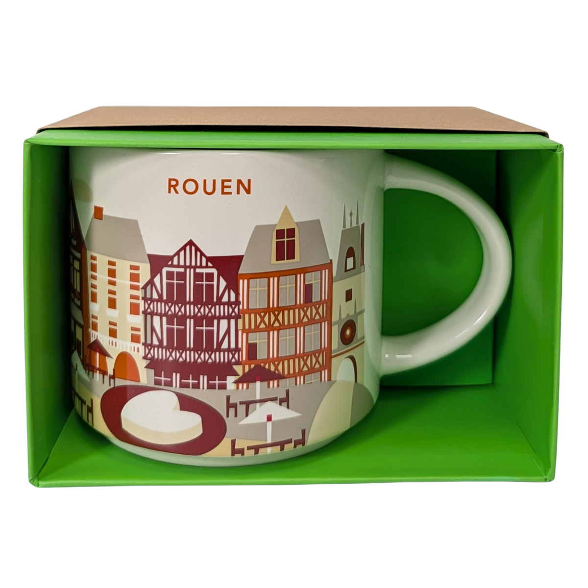 Starbucks You Are Here Series Rouen Ceramic Mug, 14 Oz