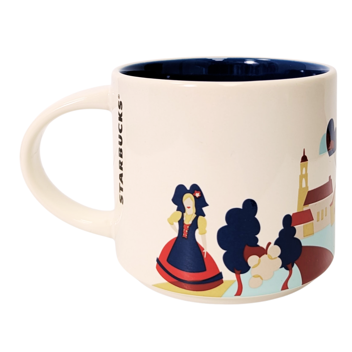 Starbucks You Are Here Series Strasbourg Ceramic Mug, 14 Oz