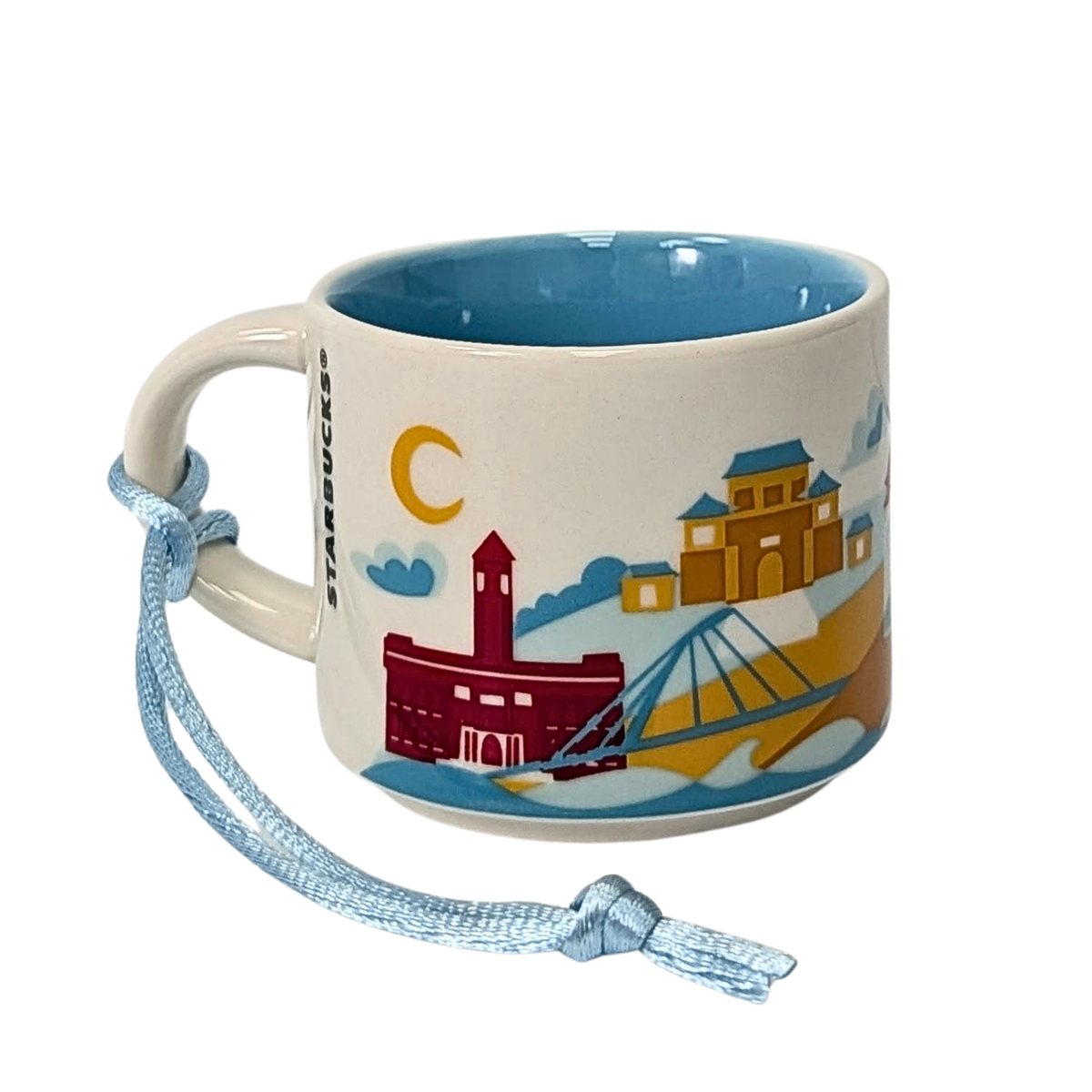 Starbucks Discovery Series Taipei Ceramic Demitasse Ornament Mug, 2 Oz