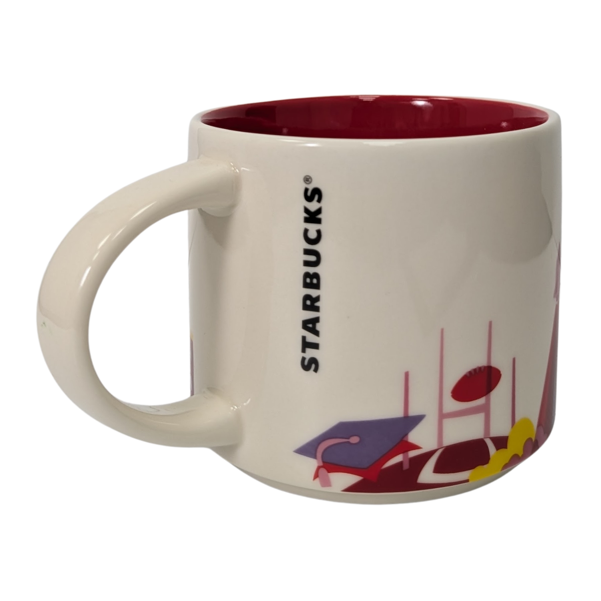 Starbucks You Are Here Series Toulouse Ceramic Mug, 14 Oz