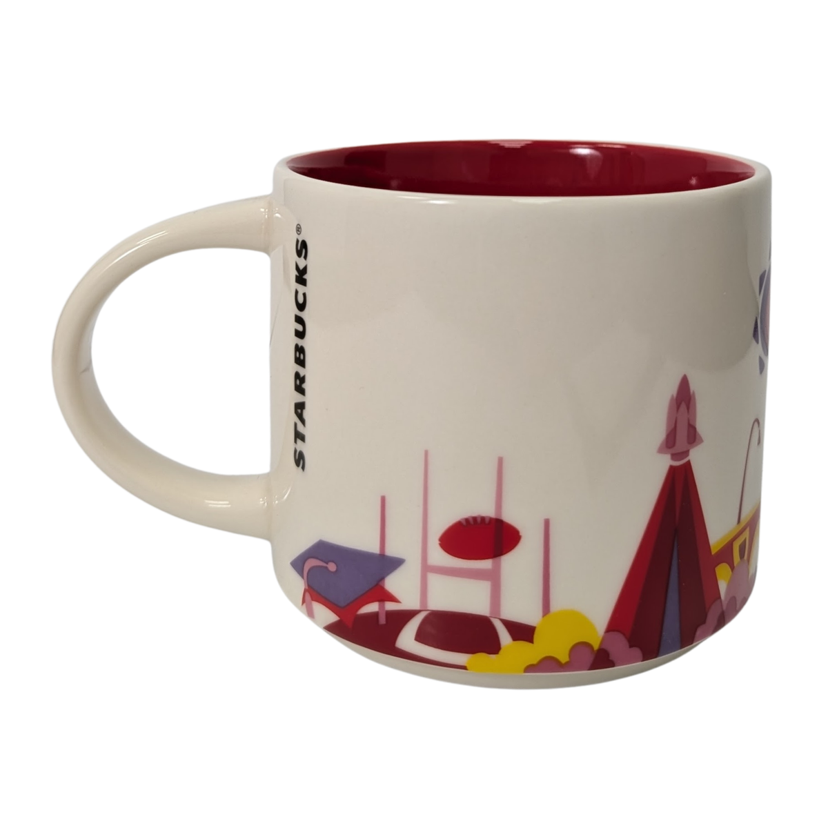 Starbucks You Are Here Series Toulouse Ceramic Mug, 14 Oz