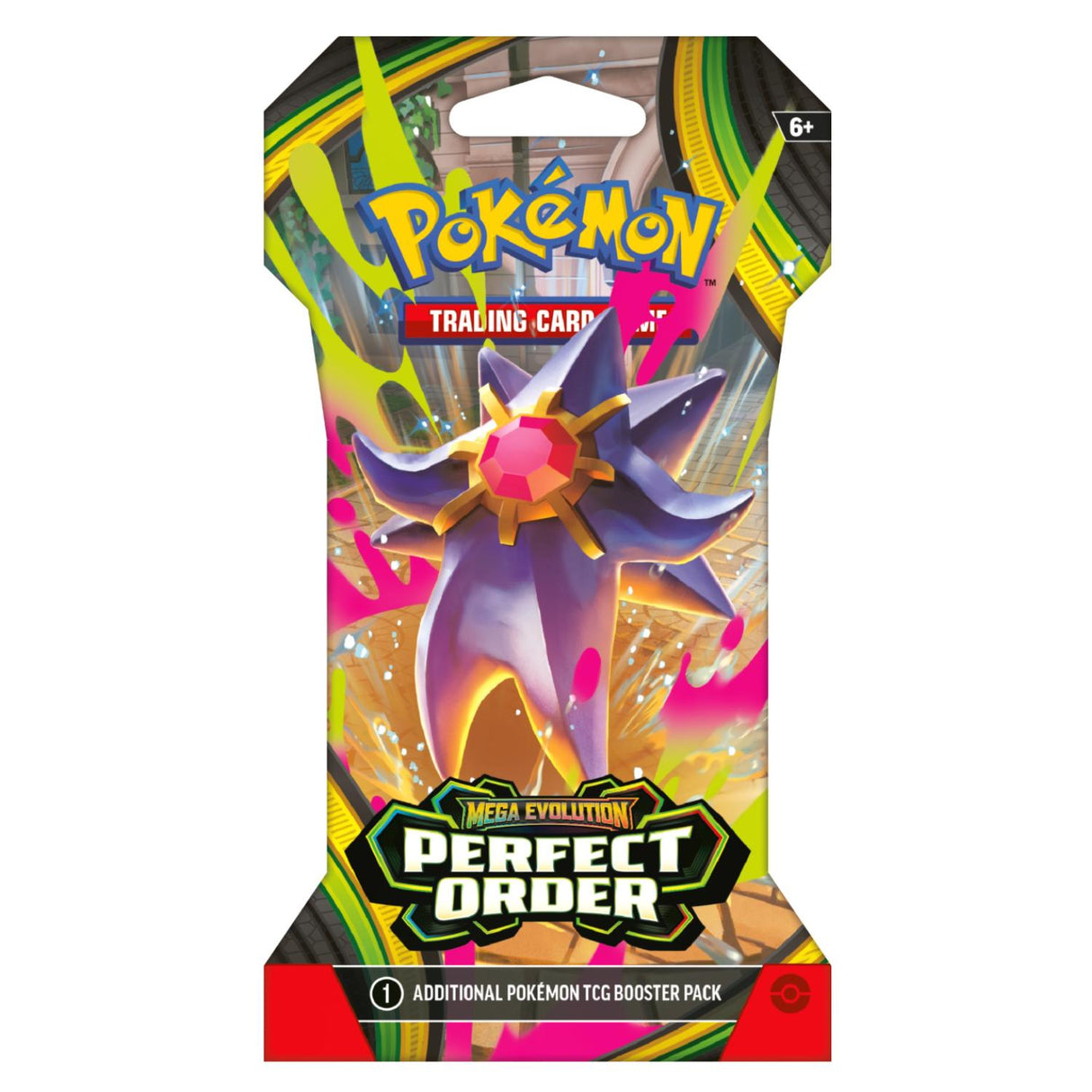 Pokemon ME3 Perfect Order Art Set | 4 Sleeved Booster Packs (One of Each Artwork)