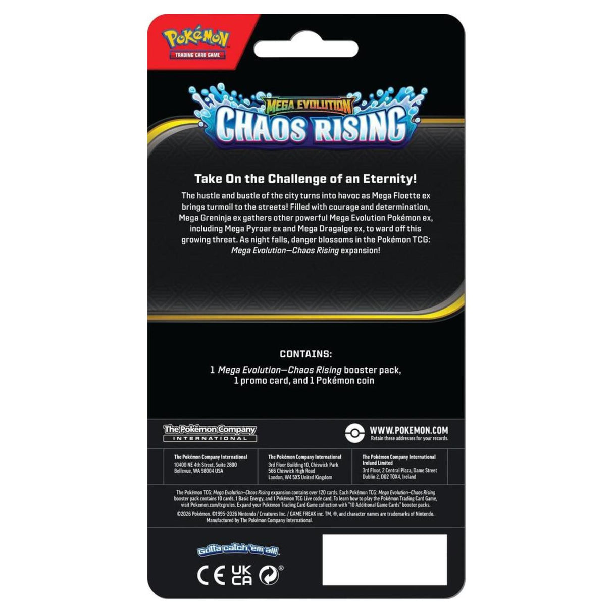 Pokemon ME4 Mega Evolution Chaos Rising Checklane Blister | Toxel