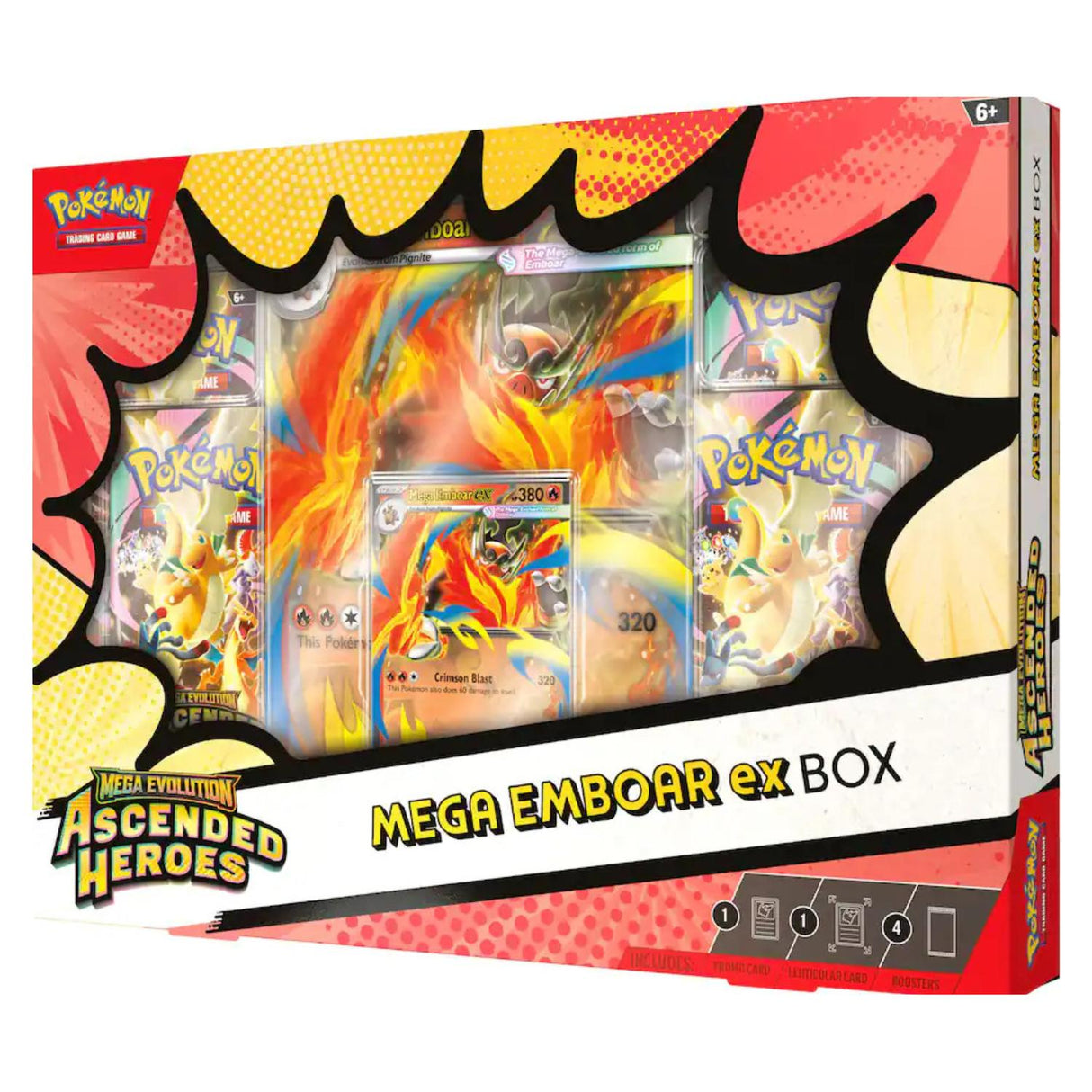 Pokemon ME2.5 Ascended Heroes ex Box | Mega Emboar ex