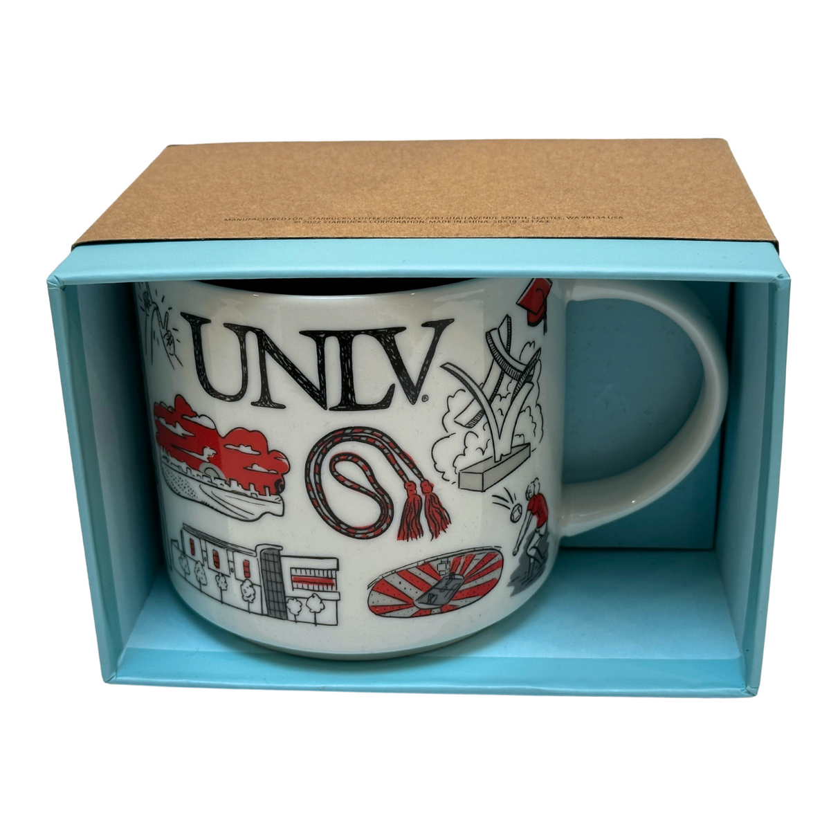 Starbucks Been There Series University of Nevada, Las Vegas Ceramic Coffee Mug,14 Oz