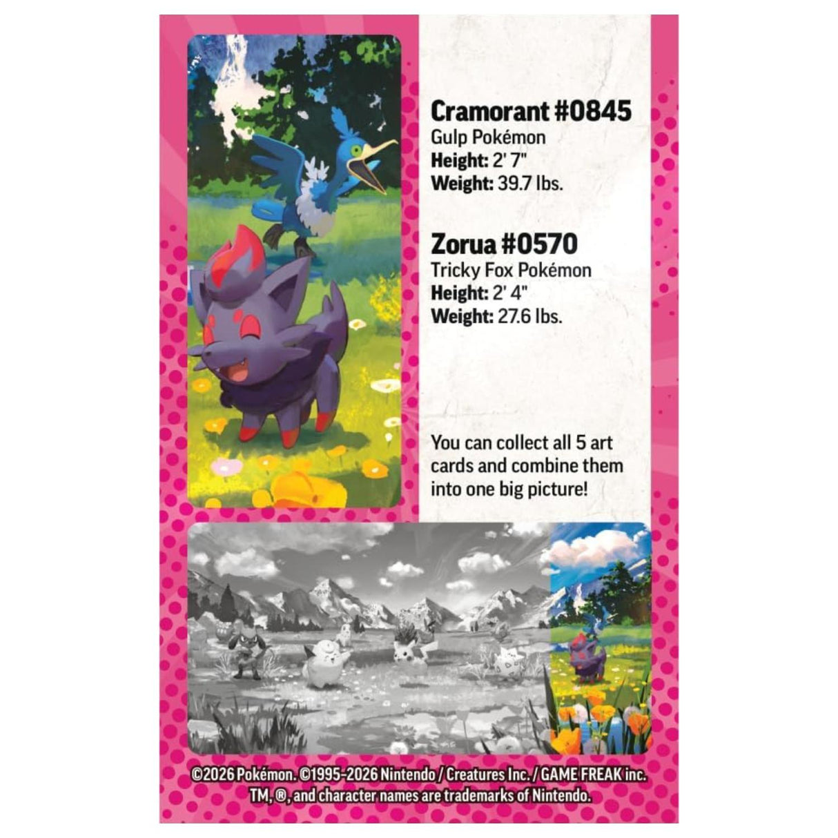 Pokemon ME2.5 Ascended Heroes Mini Tin | Zorua and Cramorant