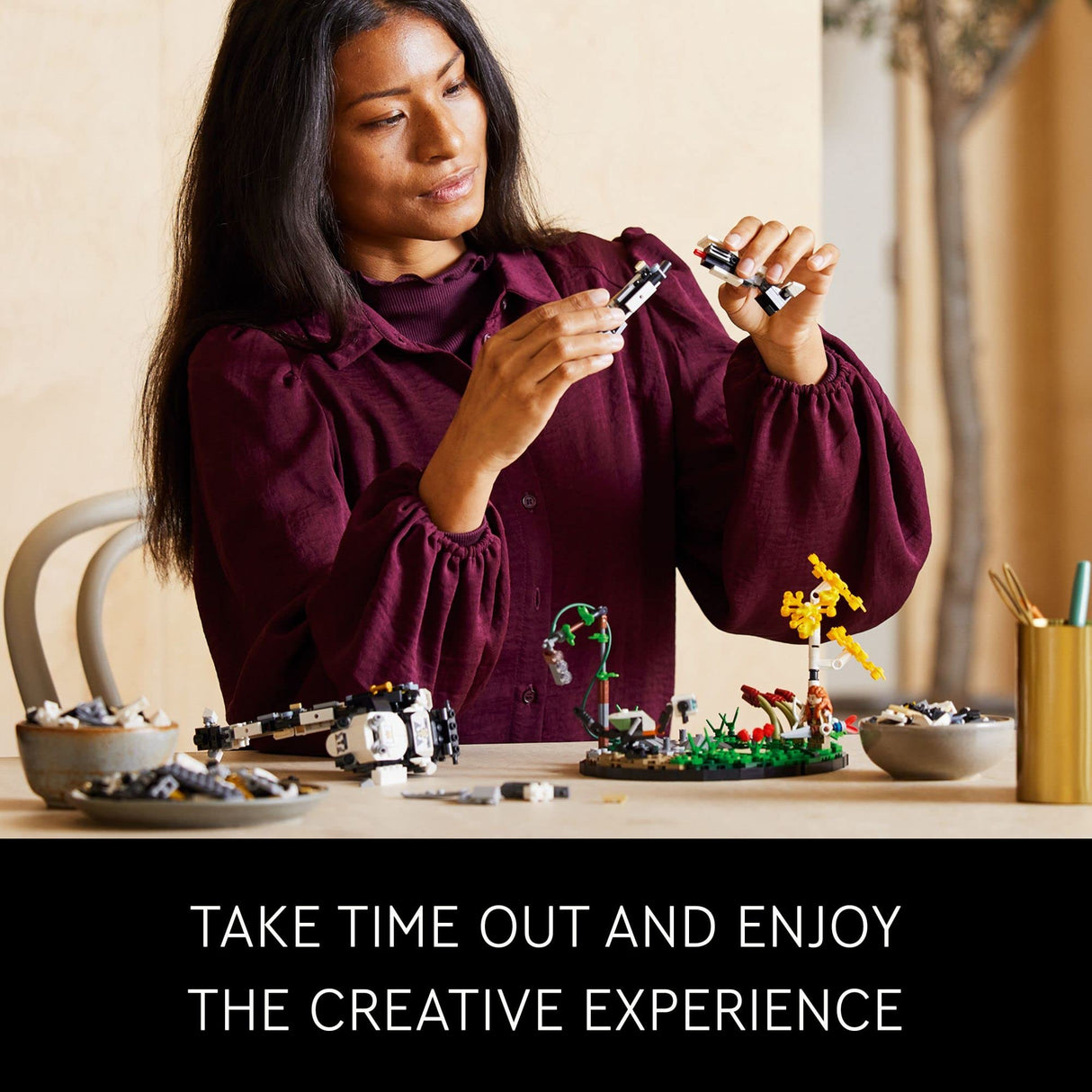 LEGO Horizon Forbidden West: Tallneck 76989 Building Set for Adults with Aloy Minifigure & Watcher Figure, Collectible Gift Idea for Teens, Men, Women, Him, Her