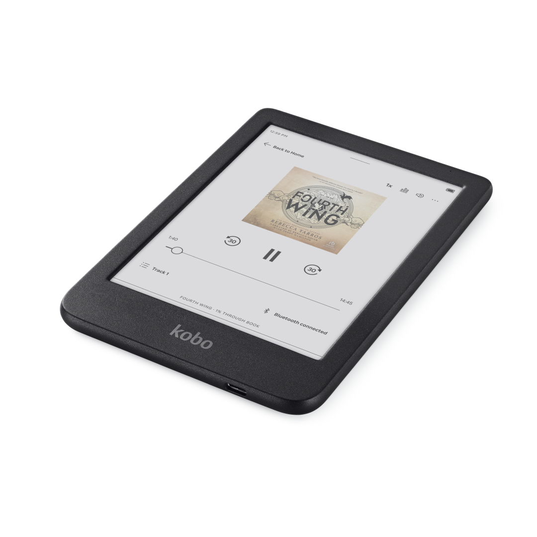 Kobo Clara Colour | eReader | 6" E Ink Kaleido 3 Color Display with ComfortLight PRO | Dark Mode Option | Audiobooks | Waterproof | 16GB of Storage | Black (Open Box, Like New)