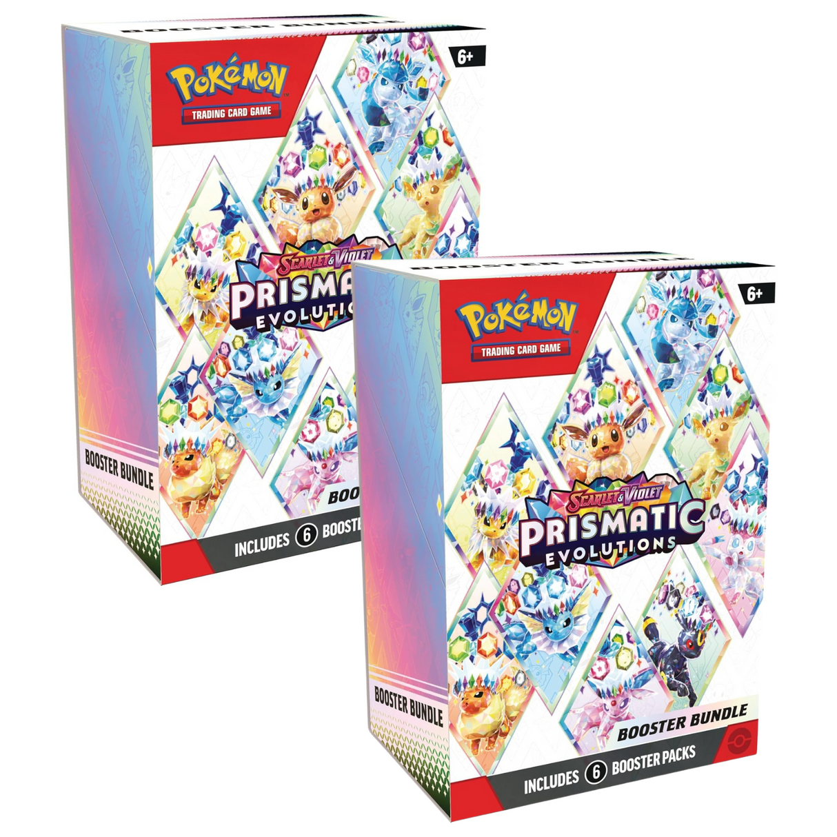 Pokemon Scarlet & Violet Prismatic Evolutions Booster Bundle (2-Pack)