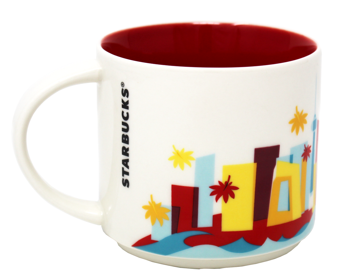 Starbucks You Are Here Series Beijing Ceramic Mug, 14 Oz