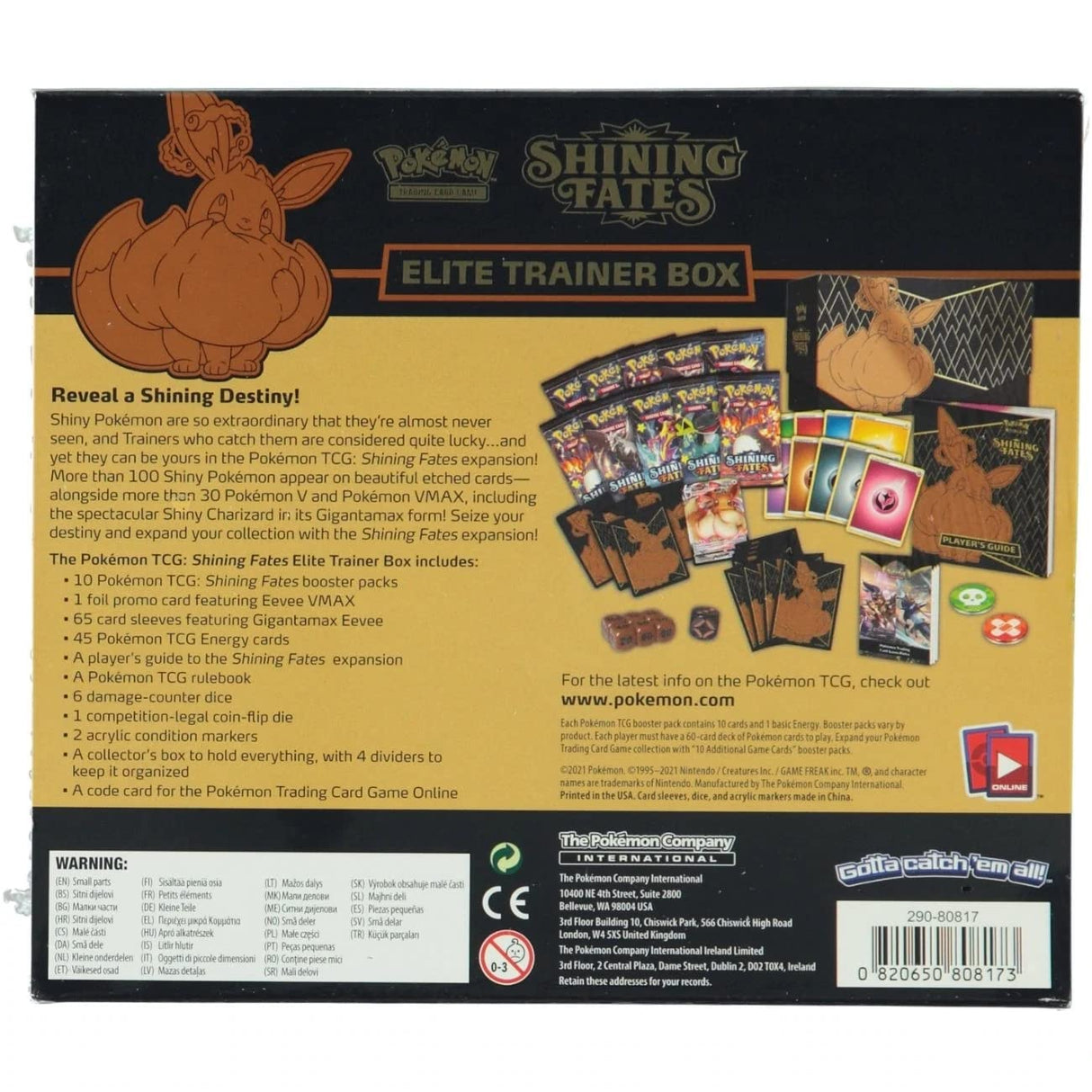 Pokemon TCG: Shining Fates Elite Trainer Box