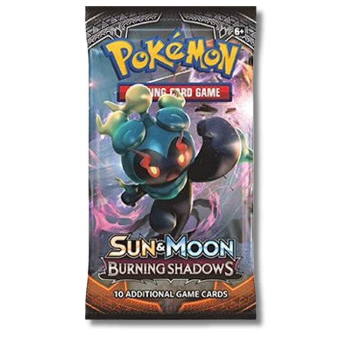 Pokemon Sun & Moon Burning Shadows | 4 Booster Packs (One of Each Artwork)