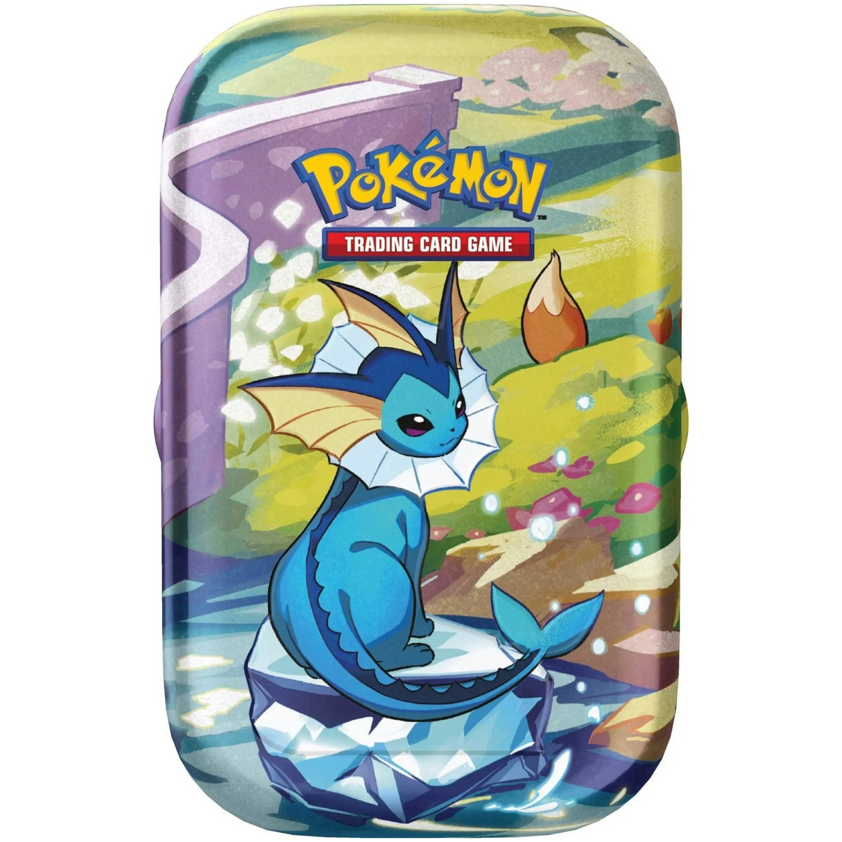 Pokemon TCG Scarlet & Violet Prismatic Evolutions Mini Tin | Vaporeon