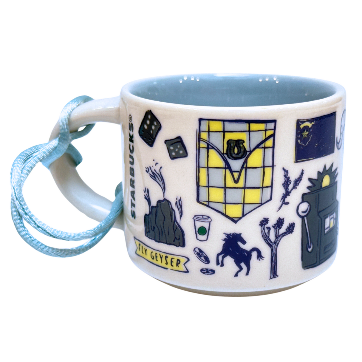 Starbucks Been There Series Nevada Ceramic Demitasse Ornament, 2 Oz