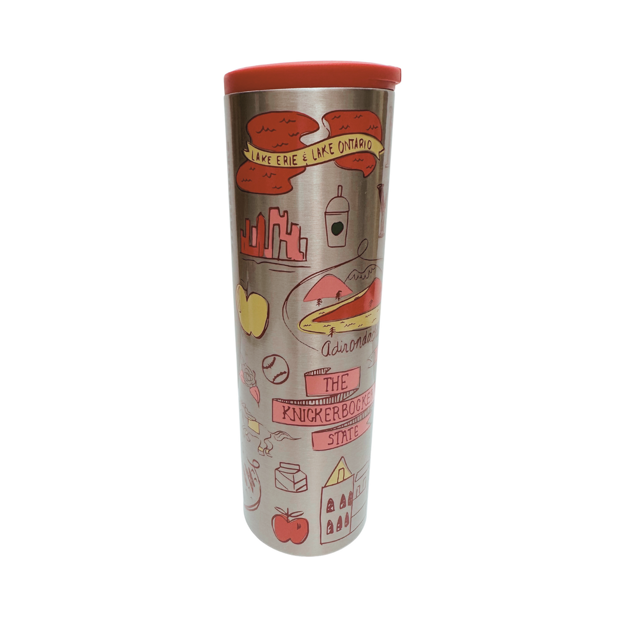 Starbucks New York State Vacuum Insulated Stainless Steel Tumbler, 16 Oz