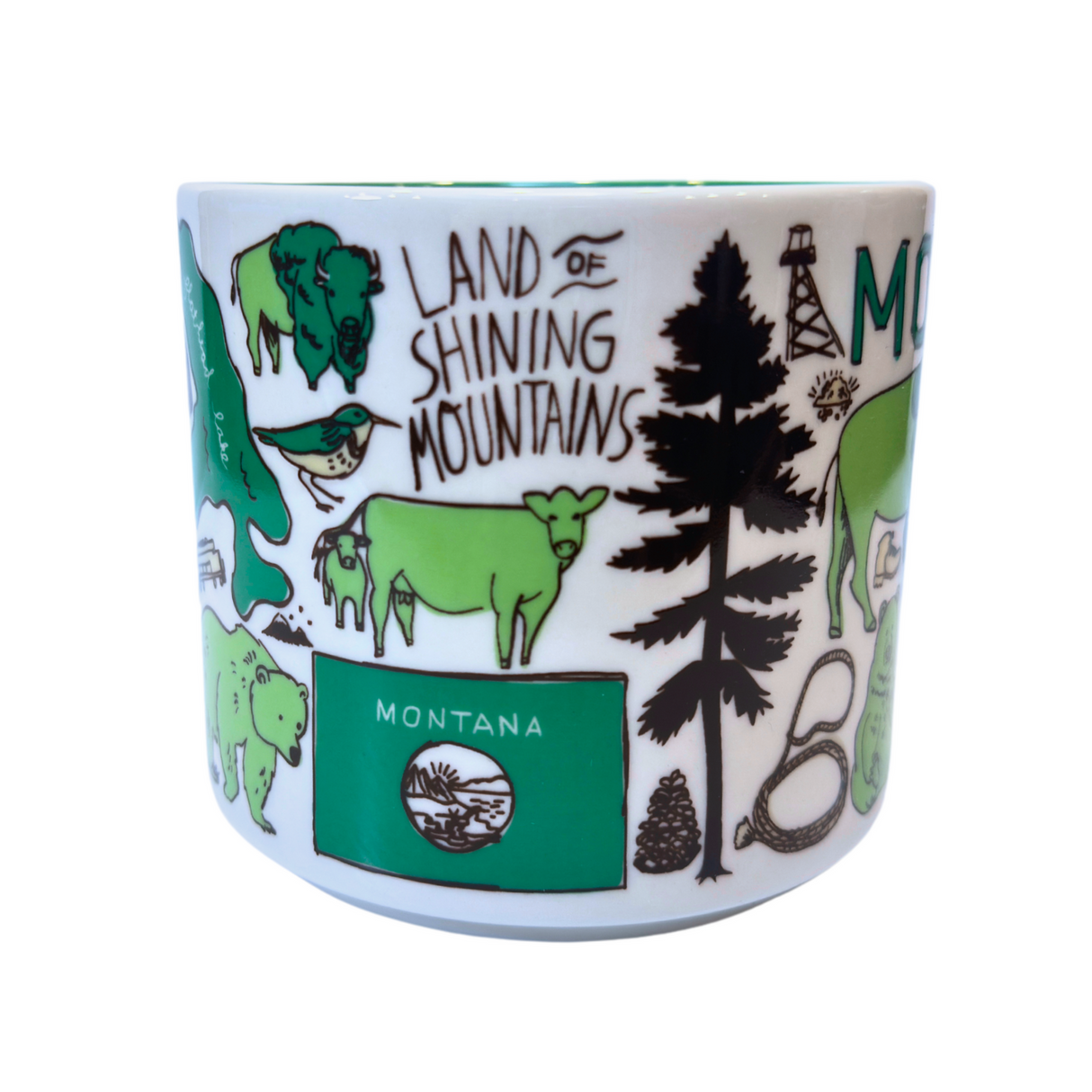 Starbucks Been There Series Montana Ceramic Mug, 14 Oz