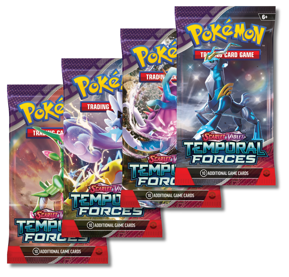 Pokemon Scarlet & Violet Temporal Forces | 4 Booster Packs