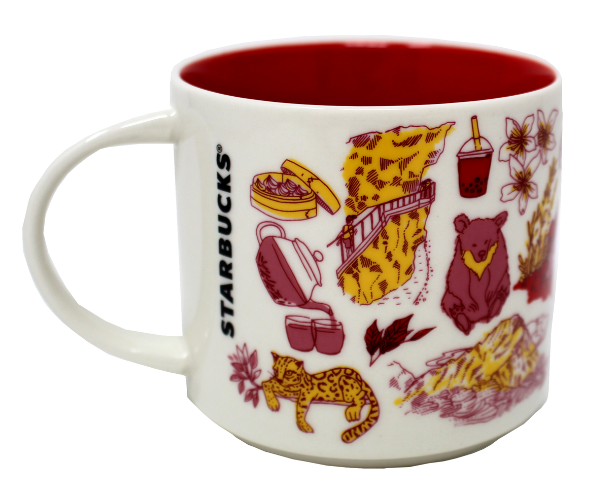 Starbucks Been There Series Taiwan Ceramic Mug, 14 Oz