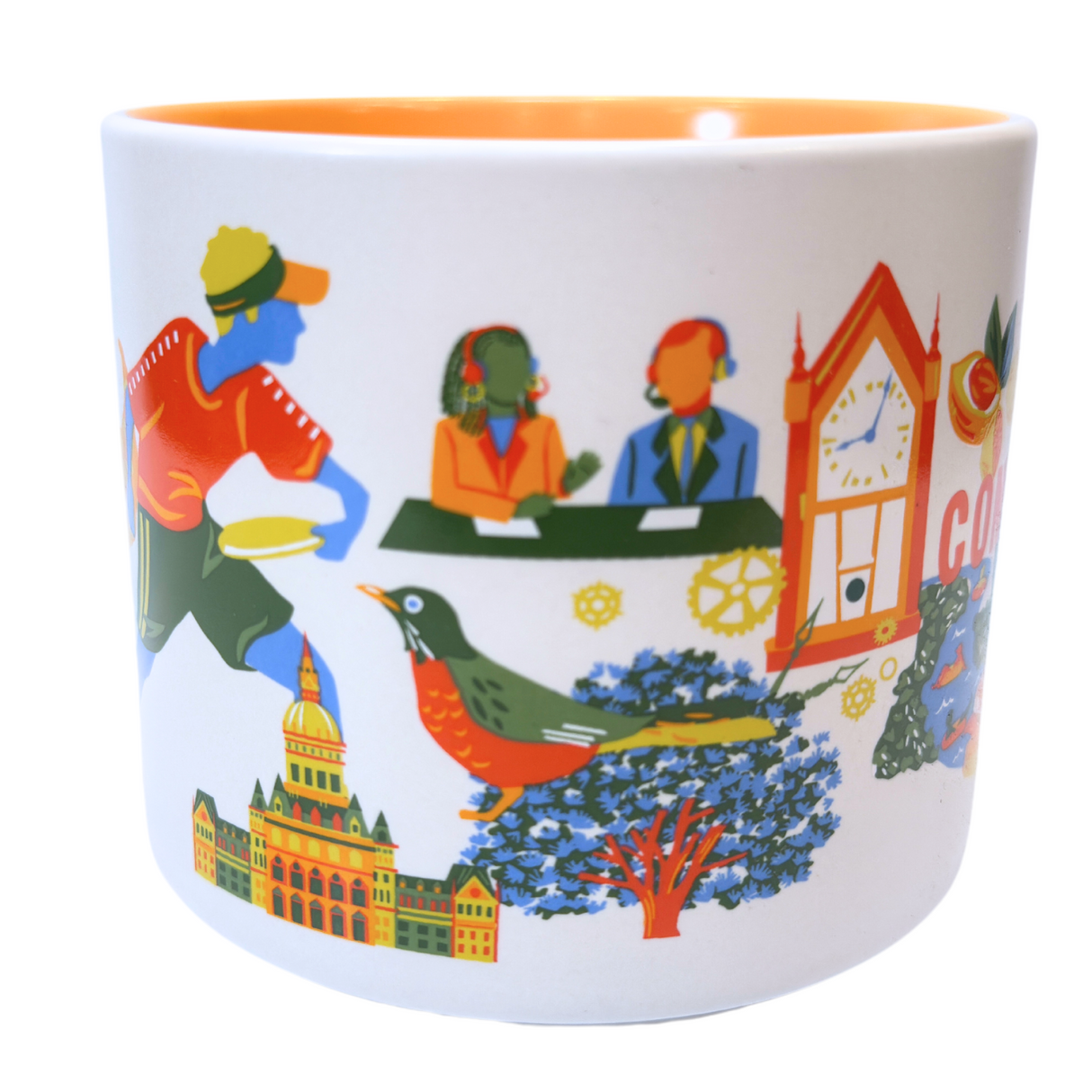 Starbucks Discovery Series Connecticut Ceramic Mug, 14 Oz