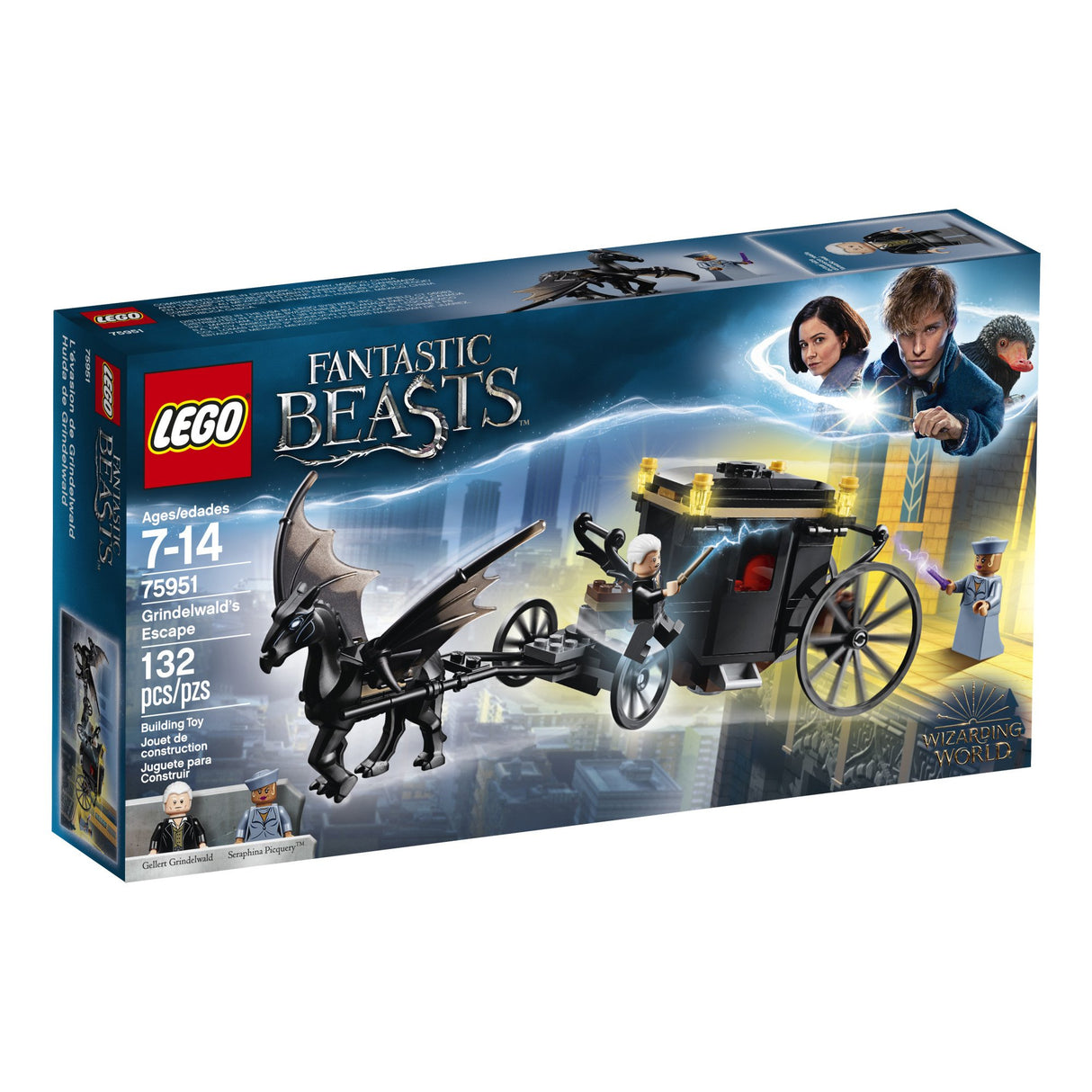 LEGO Harry Potter Grindelwalds Escape 75951 Building Kit (132 Piece), Multicolor (Like New, Open Box)