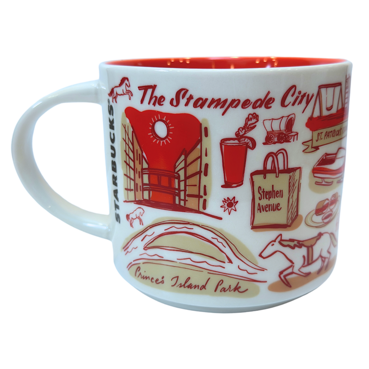 Starbucks Been There Series Calgary Ceramic Mug, 14 Oz