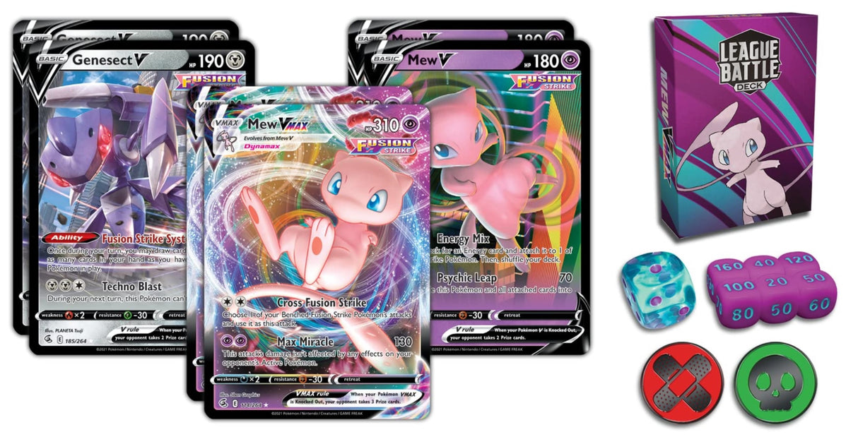 Pokemon TCG: Mew VMAX League Battle Deck