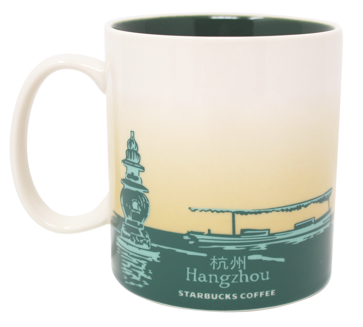 Starbucks Global Icon Series Hangzhou Ceramic Mug, 16 Oz