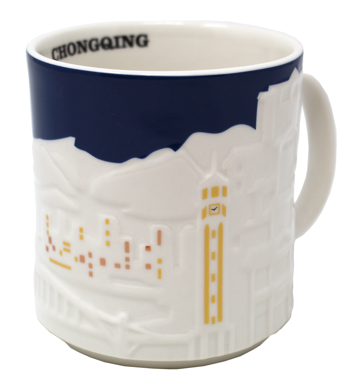 Starbucks Collector Relief Series Chongqing Ceramic Mug, 16 Oz
