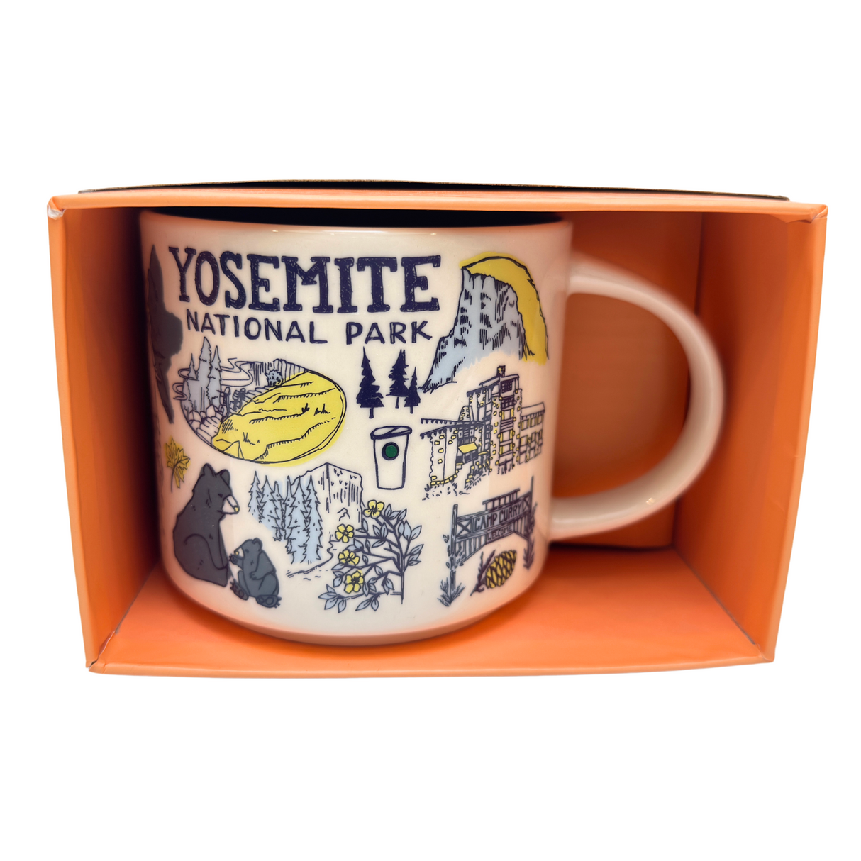 Starbucks Been There Series Yosemite National Park Ceramic Mug, 14 Oz
