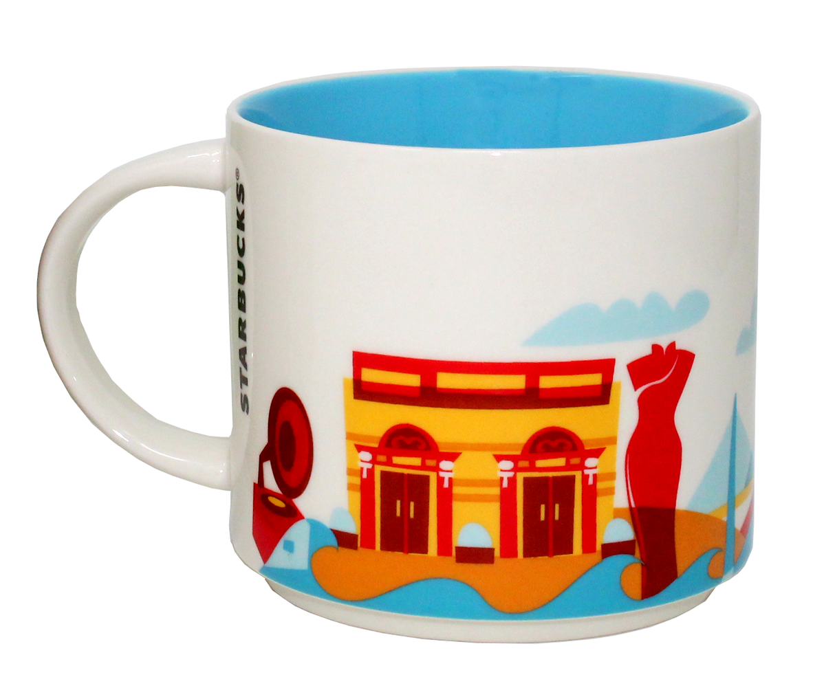Starbucks You Are Here Series Shanghai Ceramic Mug, 14 Oz