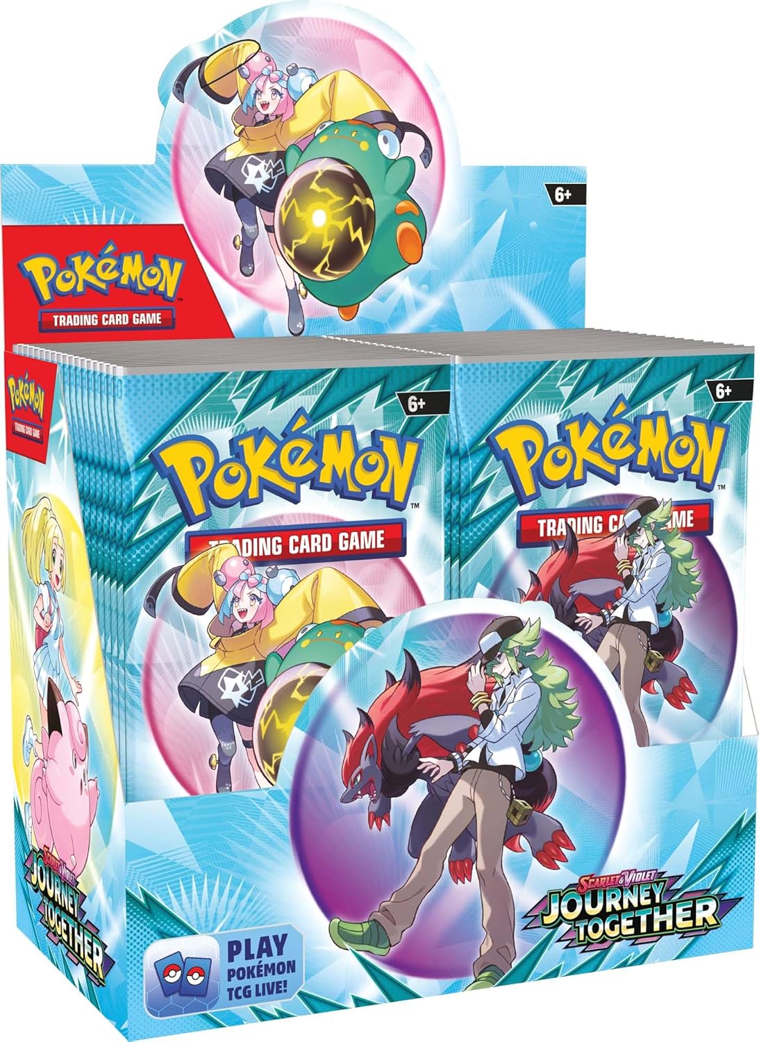 Pokemon Scarlet & Violet Journey Together Enhanced Booster Display with Promo Card