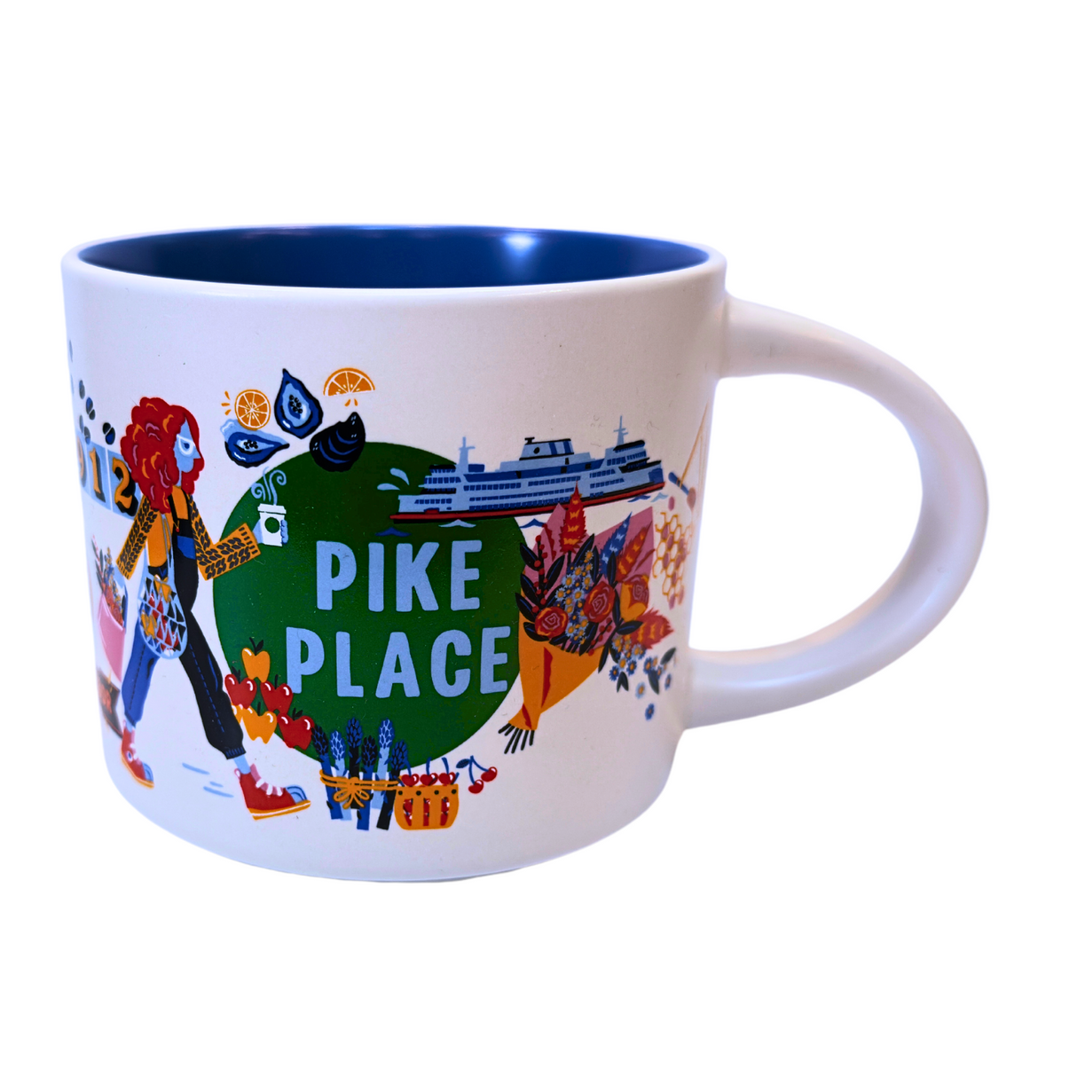 Starbucks Discovery Series Pike Place Ceramic Mug, 14 Oz