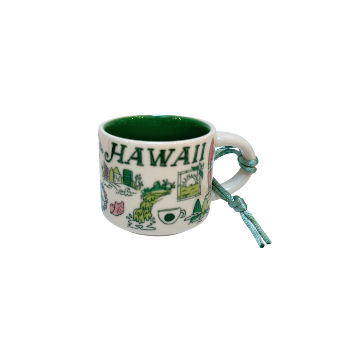Starbucks Been There Series Hawaii Ceramic Demitasse Ornament, 2 Oz