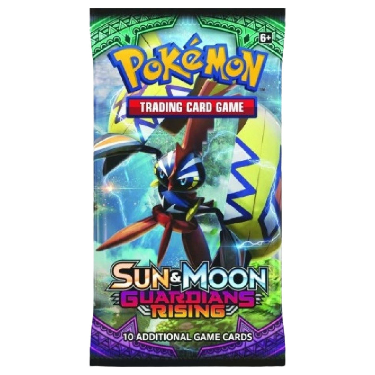 Pokemon SM2 Guardians Rising | 4 Booster Packs (One of Each Artwork)