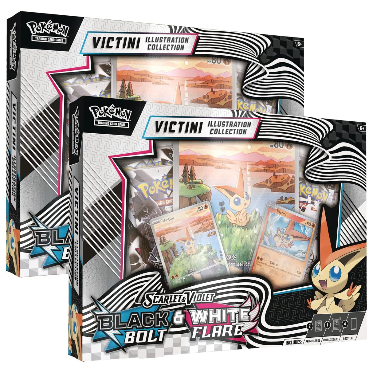 Pokemon SV10.5 Unova Victini Illustration Collection (2-Pack)