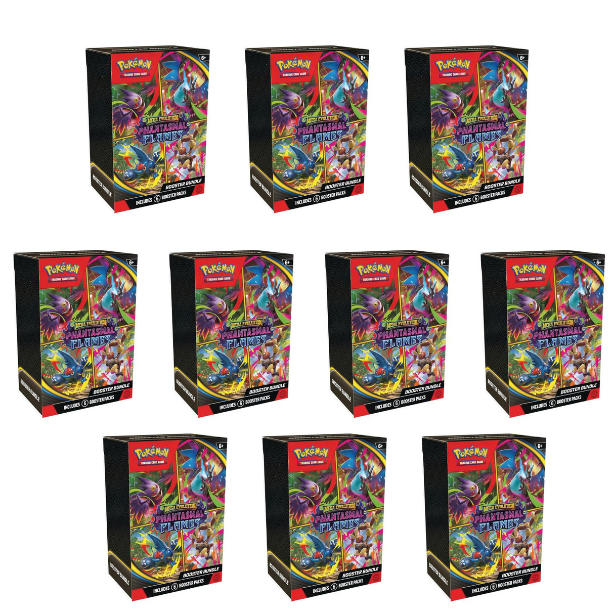 Pokémon ME2 Phantasmal Flames Booster Bundle (10-Pack)