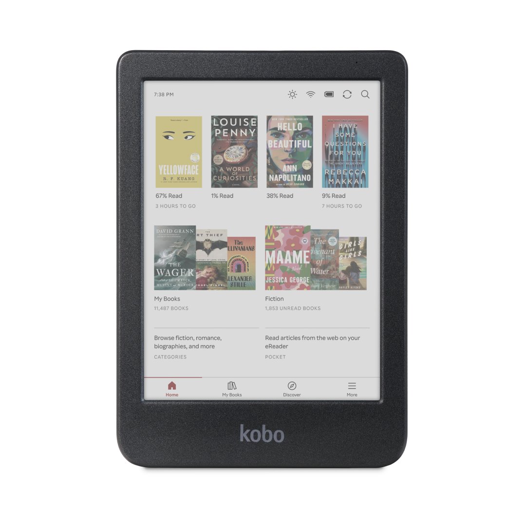 Kobo Clara Colour (Black) eReader with SleepCover & Black Remote Page Turner Bundle