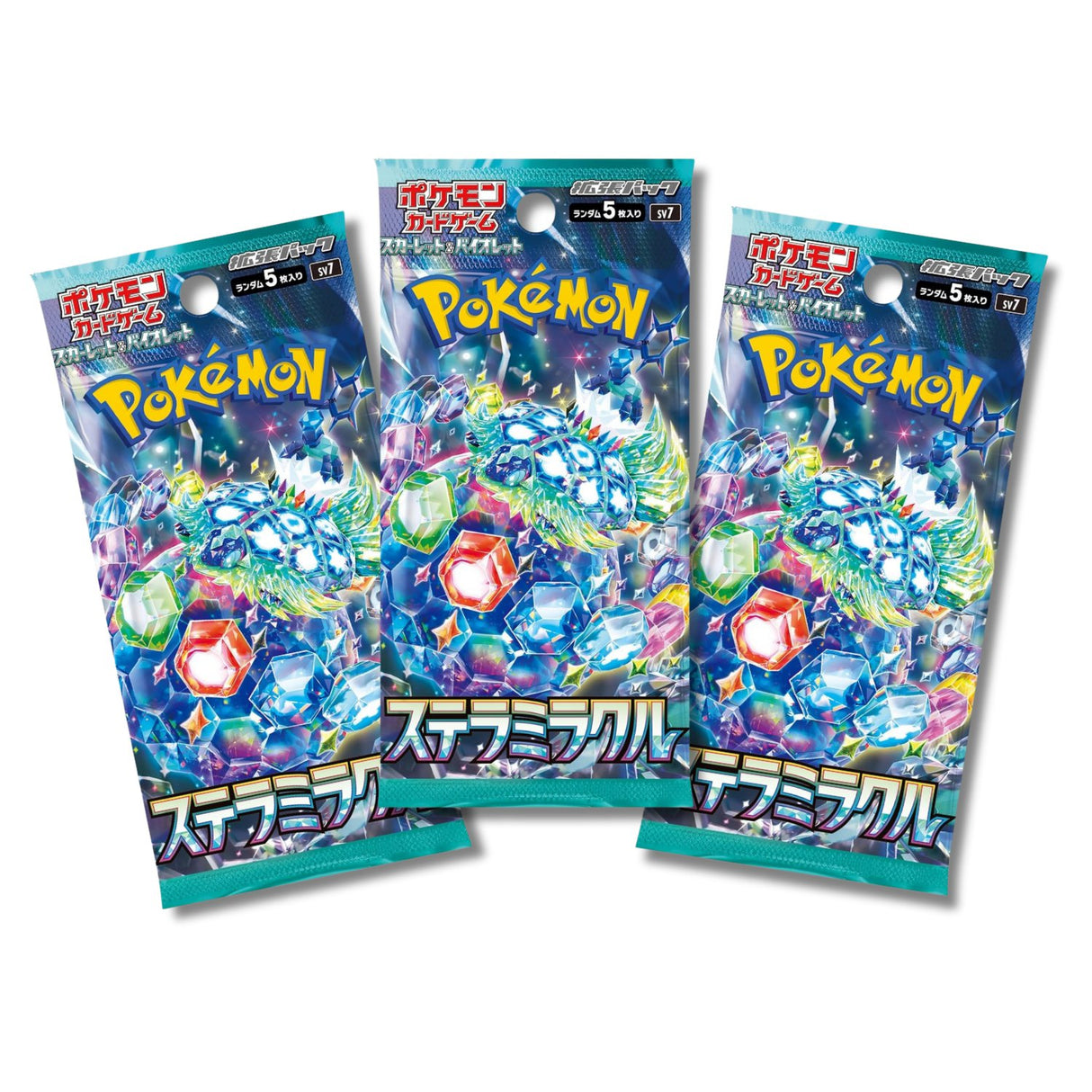 Pokemon TCG SV7 Scarlet & Violet Stellar Miracle Booster Pack | 3-Pack (Japanese Version)