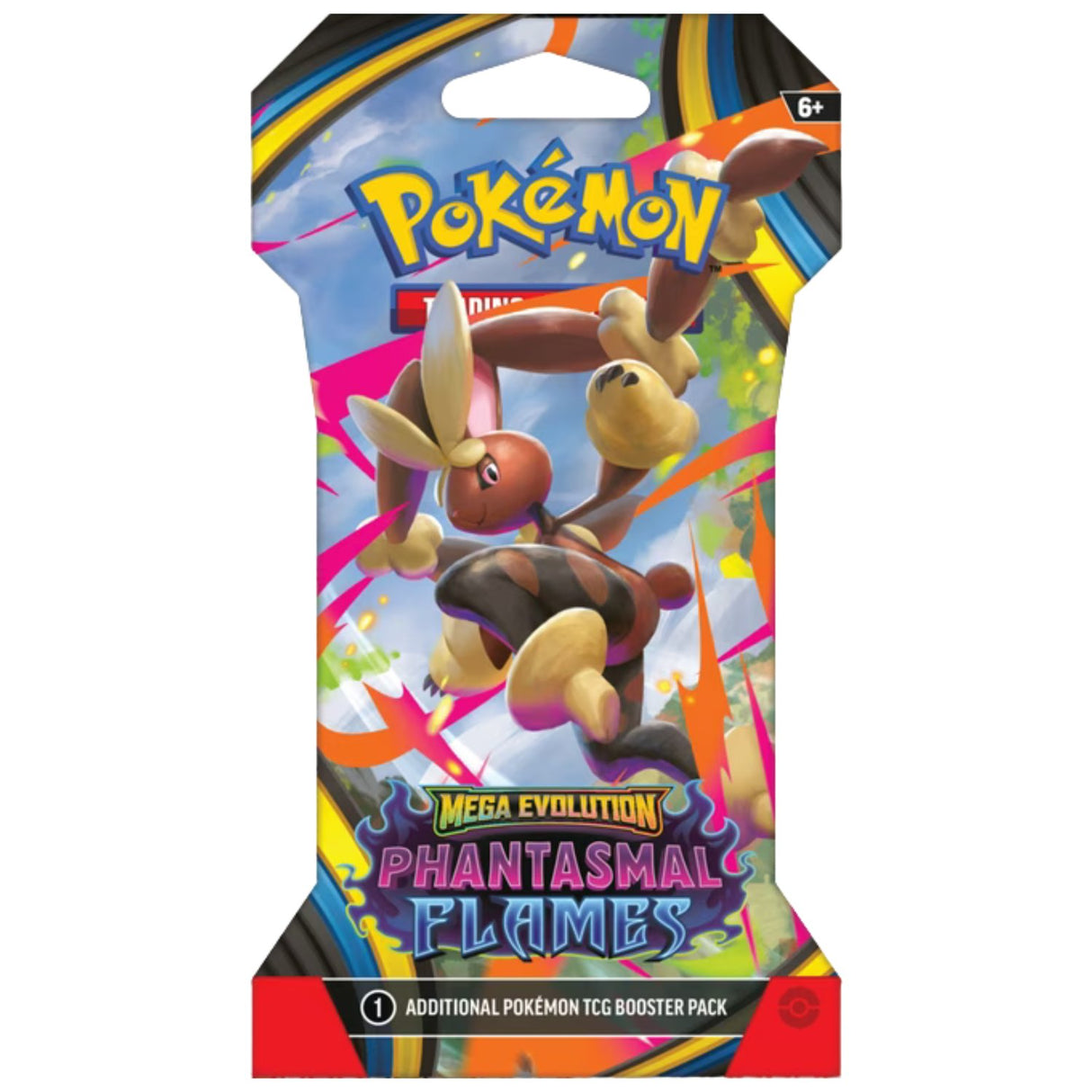 Pokemon ME2 Phantasmal Flames Sleeved Booster Pack | Mega Lopunny