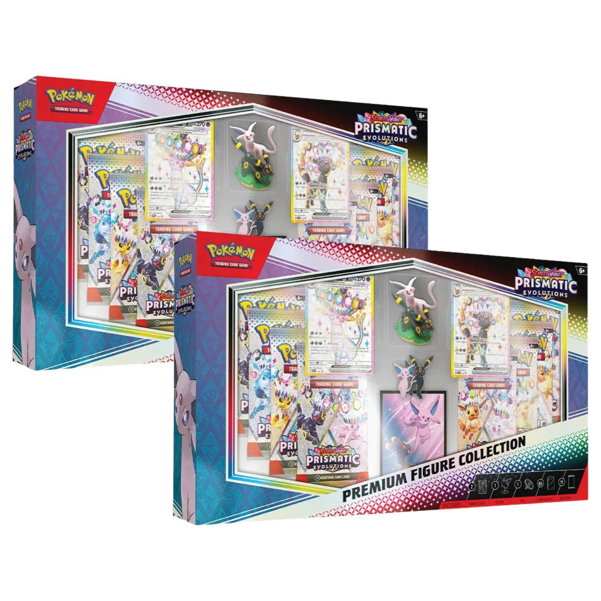 Pokemon SV8.5 Prismatic Evolutions Figure Collections (2-Pack)