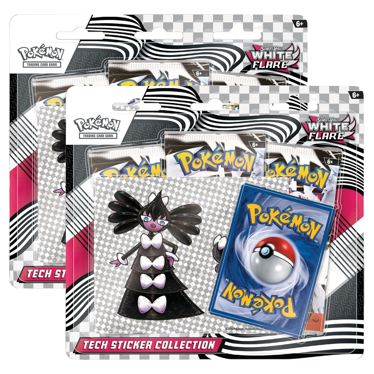 Pokemon SV10.5 White Flare Sticker Collection (2-Pack)