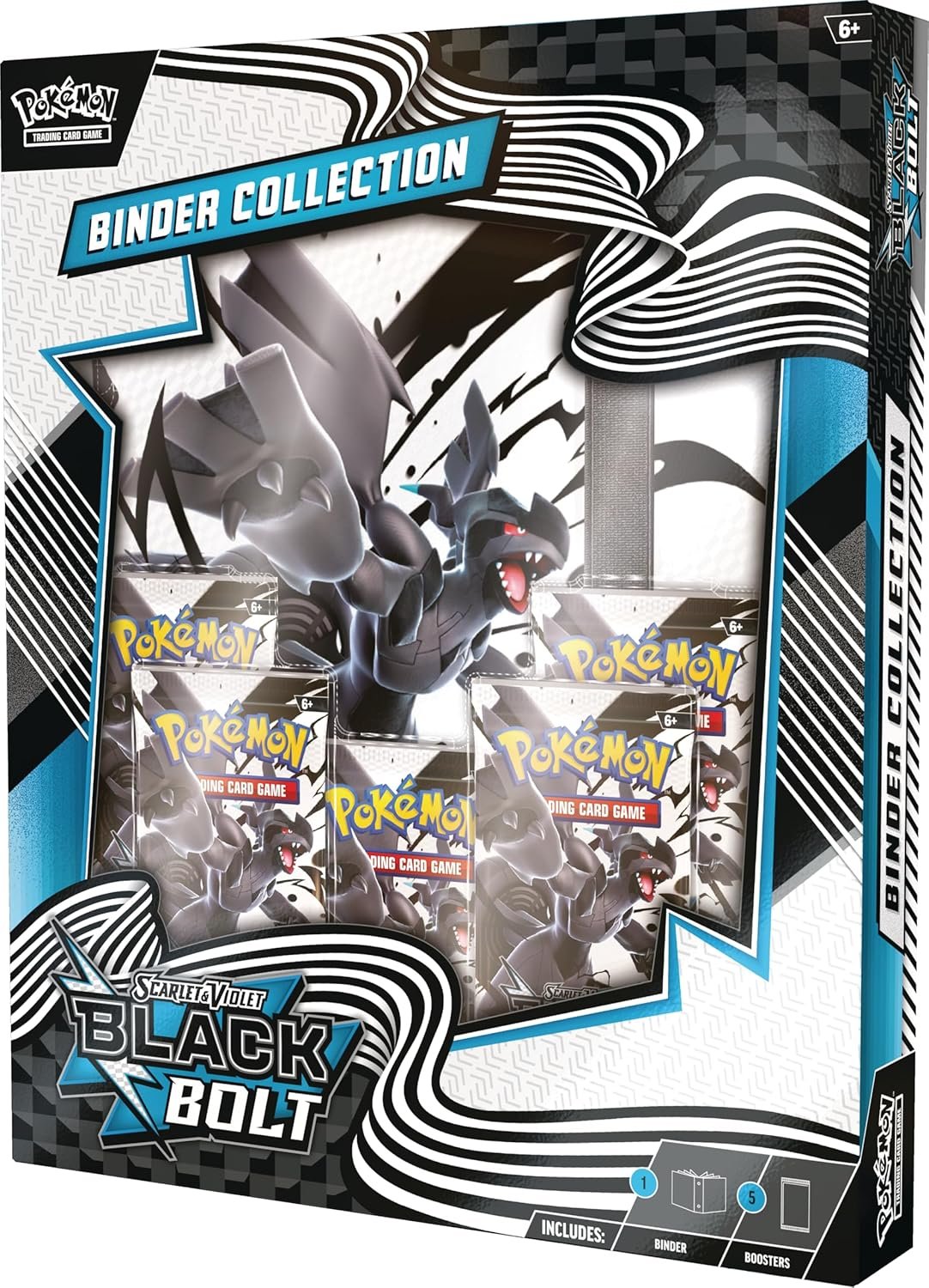 Pokemon SV10.5 Black Bolt and White Flare Binder Collections