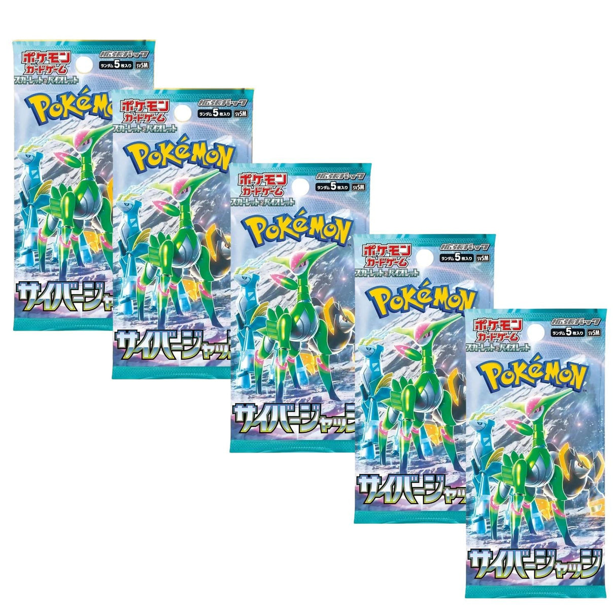 Pokemon TCG SV5M Scarlet & Violet Cyber Judge Booster Pack | 5-Pack (Japanese Version)