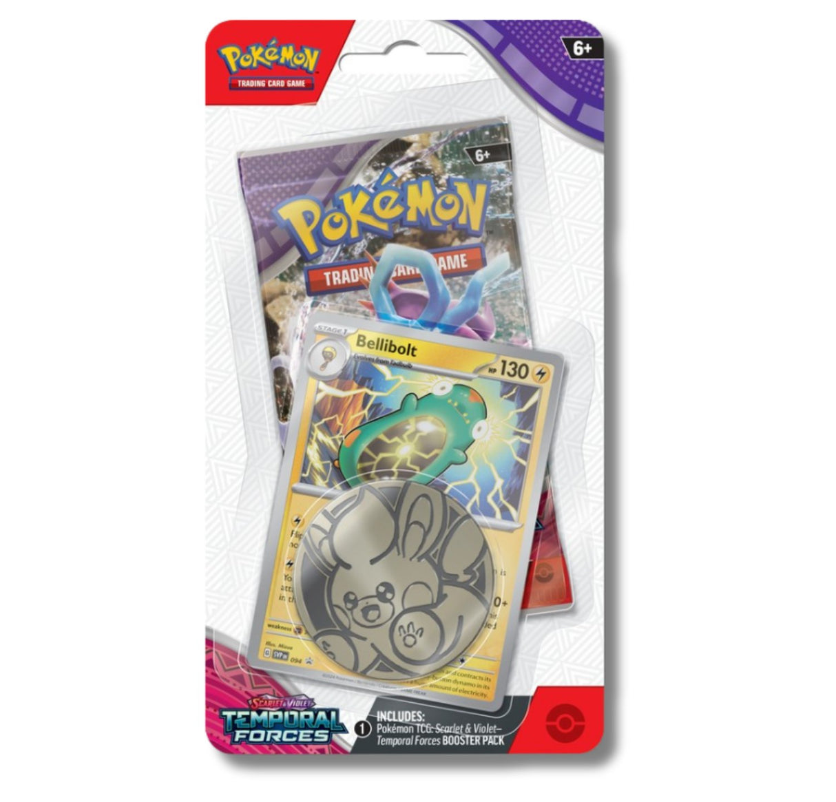 Pokemon Scarlet & Violet Temporal Forces Checklane Blister | Bellibolt