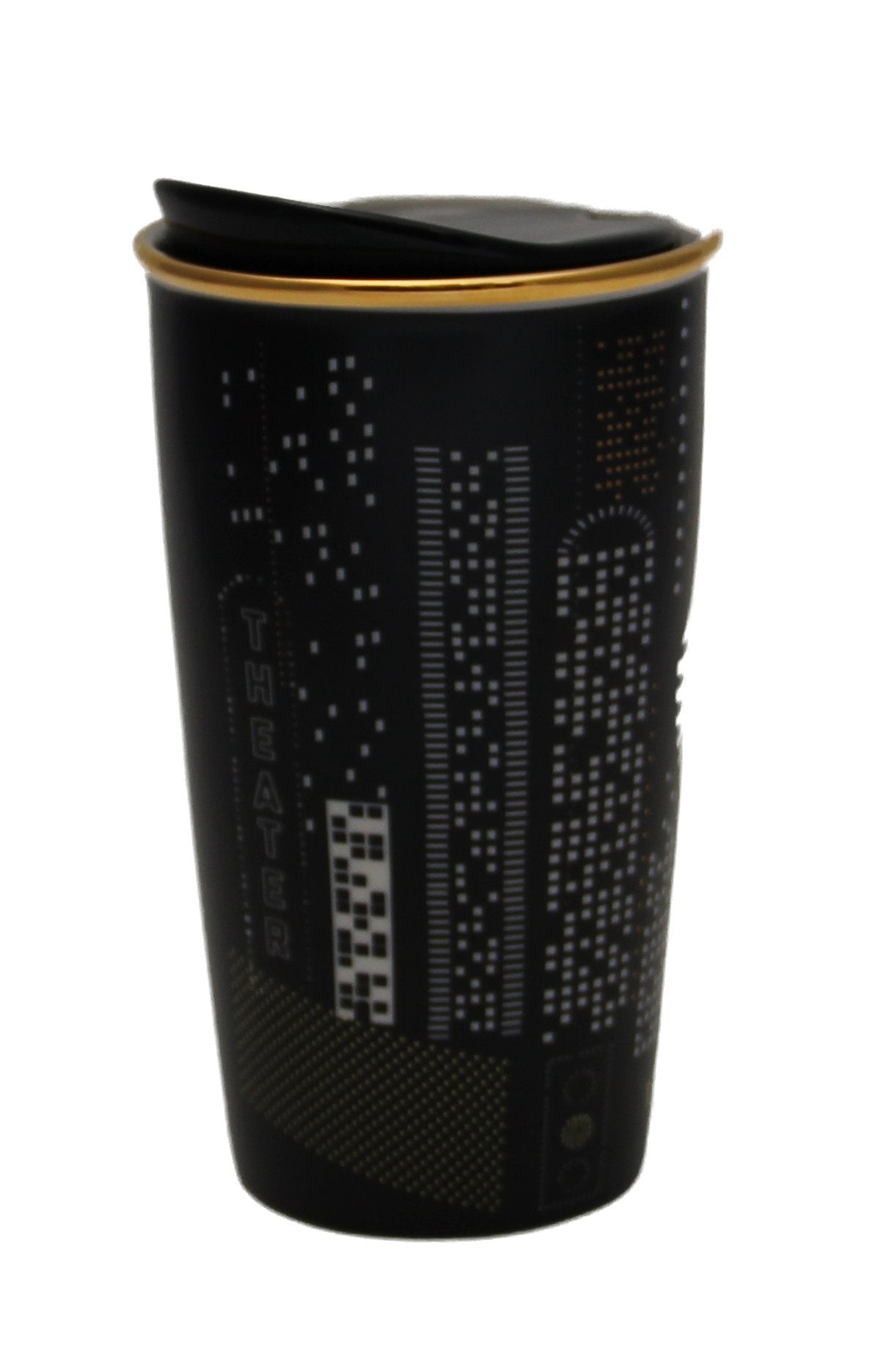 Starbucks Times Square NYC Collection, Ceramic Double-Wall Traveler 12 Oz