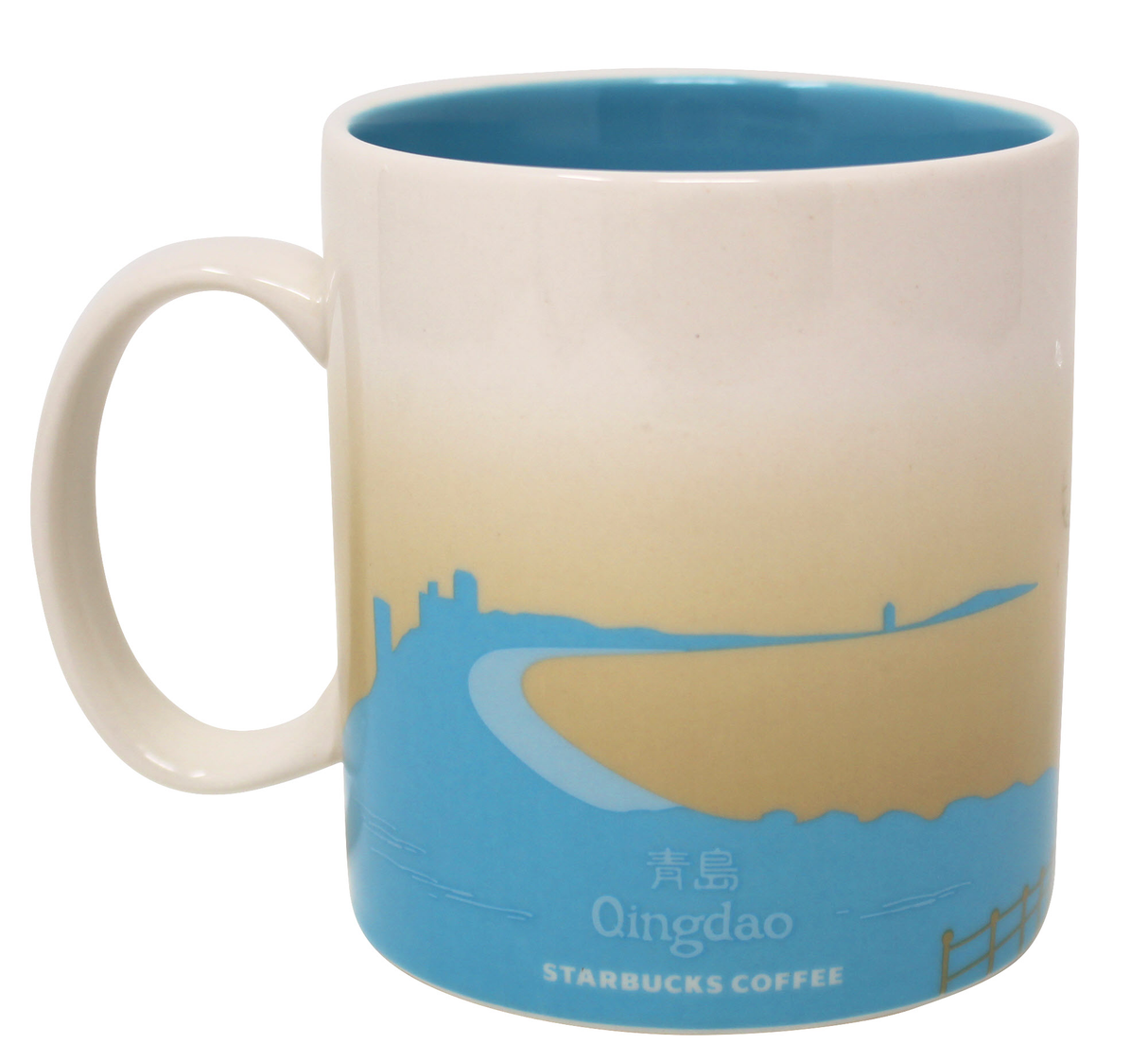 Starbucks Global Icons Series Qingdao Ceramic Mug, 16 Oz